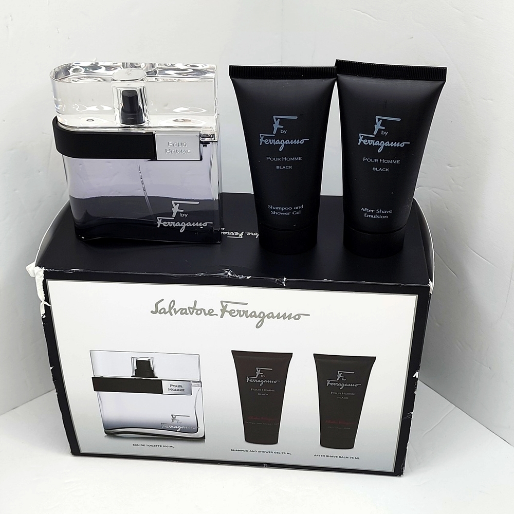SALVATORE FERRAGAMO BLACK, FOR MEN